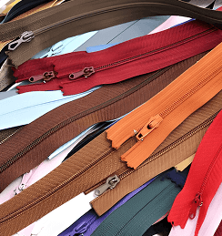 Colorful leather goods and bags during quality inspection